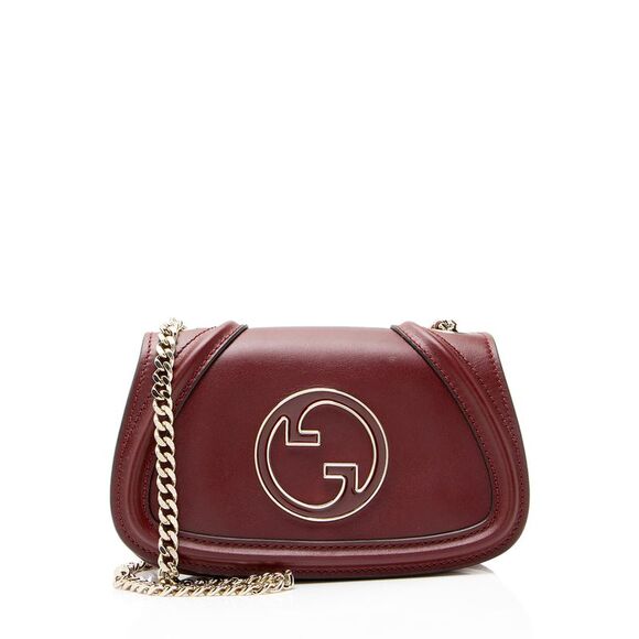 Gucci Leather Blondie Chain Small Shoulder Bag